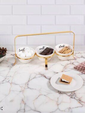 Thirstystone Macy's S'mores Smores Caddy Serving Piece NWOT